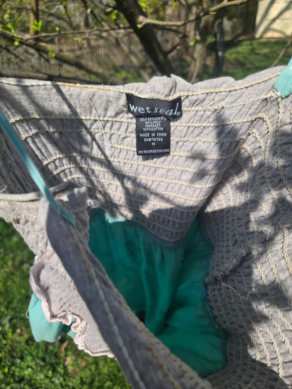 summery smock dress (STRAPLESS) - Picture 9 of 10